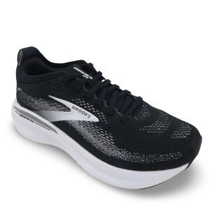 Brooks Women's Size US 7.5 (2E) Adrenaline GTS 25 Black White Running Sneakers